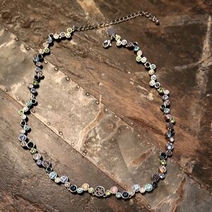 Lia Sophia Silver and Multicolor Necklace